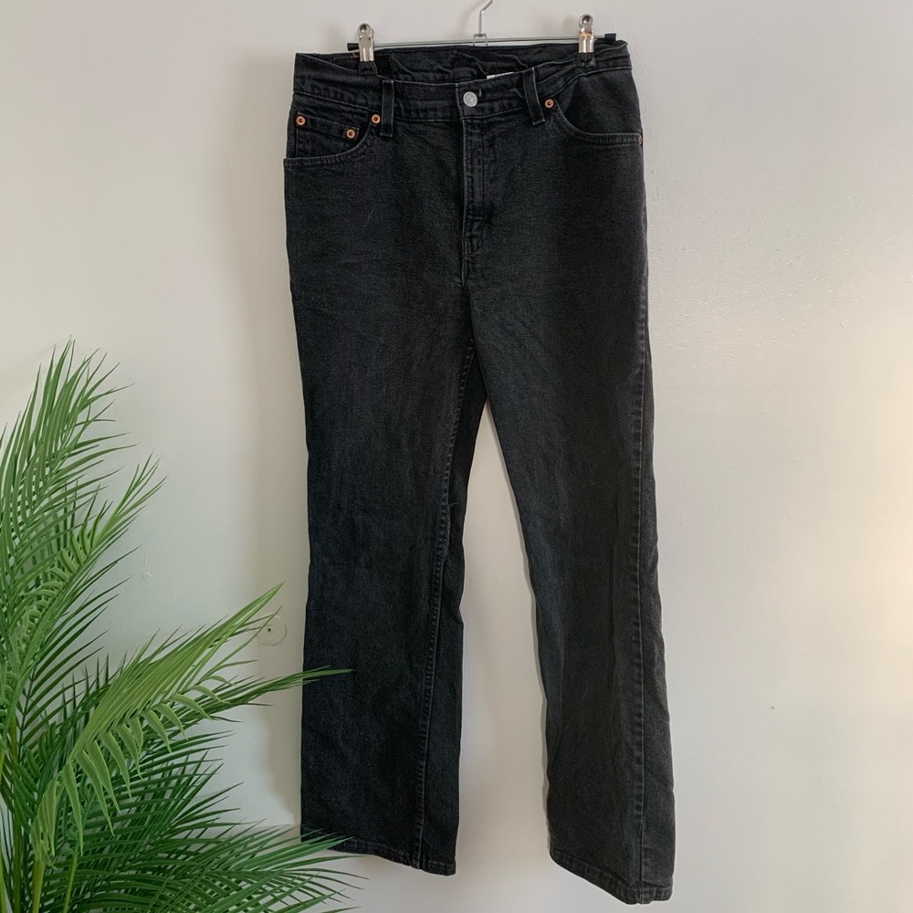 Black Levi Jeans 517 Slim Fit Boot Cut
